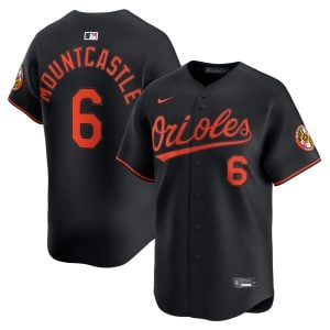Ryan Mountcastle Baltimore Orioles Black Alternate Limited Jersey - All Stitched
