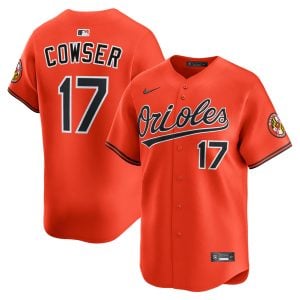 Colton Cowser Baltimore Orioles Orange Alternate Limited Jersey - All Stitched