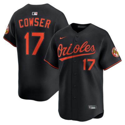 Colton Cowser Baltimore Orioles Black Alternate Limited Jersey - All Stitched