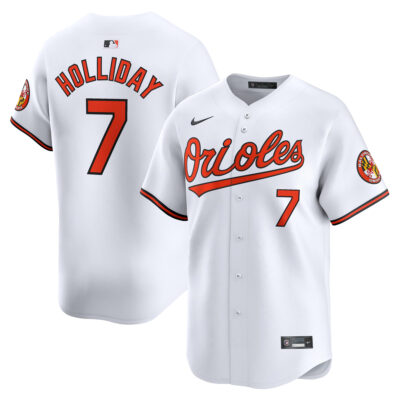 Jackson Holliday Baltimore Orioles White Home Limited Jersey - All Stitched
