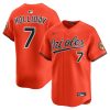 Jackson Holliday Baltimore Orioles Orange Alternate Limited Jersey - All Stitched