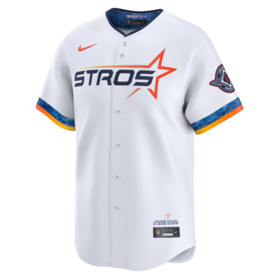 Alternative view of Houston Astros White 2025 City Connect Limited Jersey - All Stitched