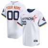 Custom Houston Astros White 2025 City Connect Limited Jersey - All Stitched