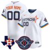 Custom Houston Astros White 2025 City Connect Theme Jersey - All Stitched