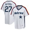 Jose Altuve Houston Astros White Cooperstown Collection Jersey - All Stitched