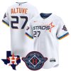 Jose Altuve Houston Astros White 2025 City Connect Theme Jersey - All Stitched