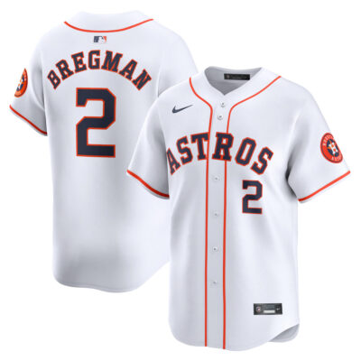 Alex Bregman Houston Astros White Home Limited Jersey - All Stitched