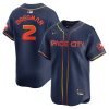 Alex Bregman Houston Astros Navy 2024 City Connect Limited Jersey - All Stitched