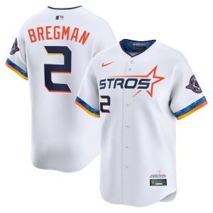 Alex Bregman Houston Astros White 2025 City Connect Limited Jersey - All Stitched