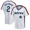 Alex Bregman Houston Astros White Cooperstown Collection Jersey - All Stitched