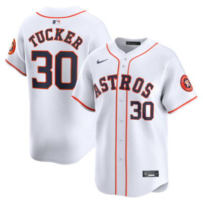 Kyle Tucker Houston Astros White Home Limited Jersey - All Stitched