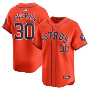 Kyle Tucker Houston Astros Orange Alternate Limited Jersey - All Stitched