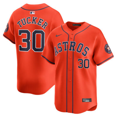 Kyle Tucker Houston Astros Orange Alternate Limited Jersey - All Stitched