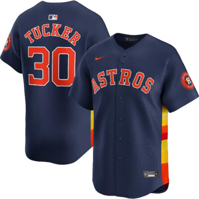 Kyle Tucker Houston Astros Navy Alternate Limited Jersey - All Stitched
