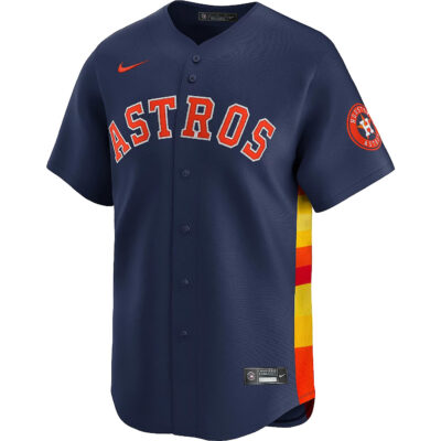 Alternative view of Kyle Tucker Houston Astros Navy Alternate Limited Jersey - All Stitched