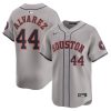 Yordan Alvarez Houston Astros Gray Road Limited Jersey - All Stitched