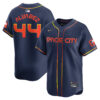 Yordan Alvarez Houston Astros Navy 2024 City Connect Limited Jersey - All Stitched
