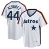 Yordan Alvarez Houston Astros White Cooperstown Collection Jersey - All Stitched