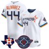 Yordan Alvarez Houston Astros White 2025 City Connect Theme Jersey - All Stitched