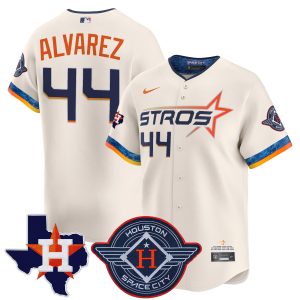 Yordan Alvarez Houston Astros Cream 2025 City Connect Theme Jersey - All Stitched