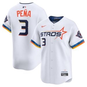Jeremy Peña Houston Astros White 2025 City Connect Limited Jersey - All Stitched