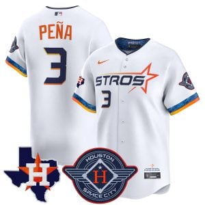 Jeremy Peña Houston Astros White 2025 City Connect Theme Jersey - All Stitched