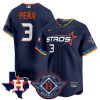 Jeremy Peña Houston Astros Navy 2025 City Connect Theme Jersey - All Stitched