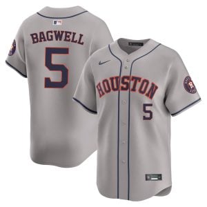 Jeff Bagwell Houston Astros Gray Road Limited Jersey - All Stitched