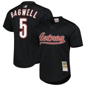 Jeff Bagwell Houston Astros Black Cooperstown Collection Jersey - All Stitched