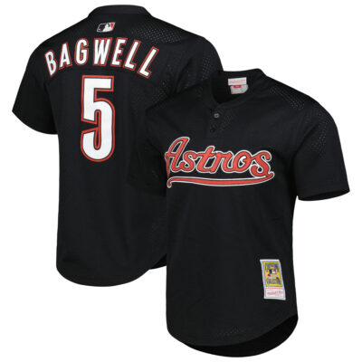 Jeff Bagwell Houston Astros Black Cooperstown Collection Jersey - All Stitched