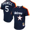 Jeff Bagwell Houston Astros Navy Cooperstown Collection Jersey - All Stitched