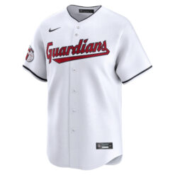 Alternative view of Jose Ramirez Cleveland Guardians White Home Limited Jersey - All Stitched