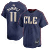 Jose Ramirez Cleveland Guardians Navy City Connect Limited Jersey - All Stitched