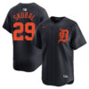 Tarik Skubal Detroit Tigers Navy Alternate Limited Jersey - All Stitched