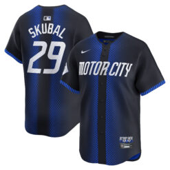 Tarik Skubal Detroit Tigers Navy City Connect Limited Jersey - All Stitched