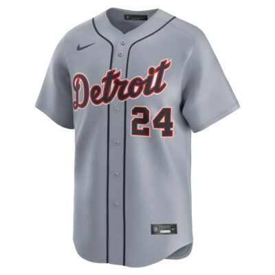 Alternative view of Miguel Cabrera Detroit Tigers Grey Road Limited Jersey - All Stitched