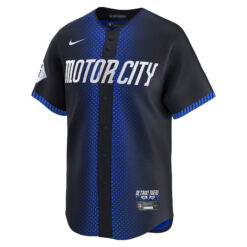 Alternative view of Jake Rogers Detroit Tigers Navy City Connect Limited Jersey - All Stitched