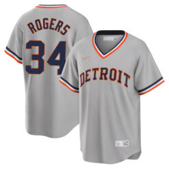 Jake Rogers Detroit Tigers White Cooperstown Collection Jersey - All Stitched