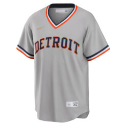 Alternative view of Jake Rogers Detroit Tigers White Cooperstown Collection Jersey - All Stitched