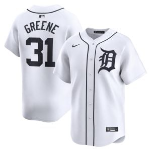 Riley Greene Detroit Tigers White Home Limited Jersey - All Stitched