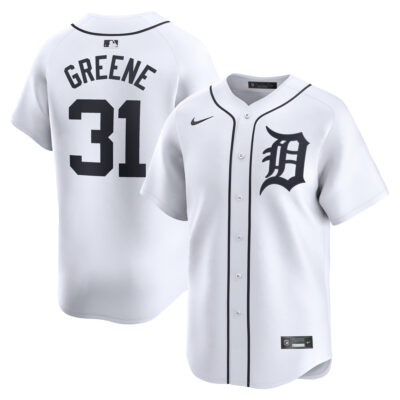 Riley Greene Detroit Tigers White Home Limited Jersey - All Stitched