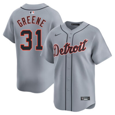 Riley Greene Detroit Tigers Grey Road Limited Jersey - All Stitched