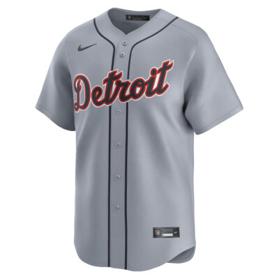 Alternative view of Riley Greene Detroit Tigers Grey Road Limited Jersey - All Stitched