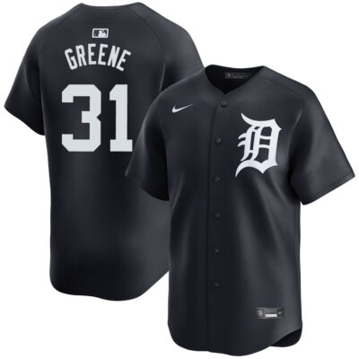 Riley Greene Detroit Tigers Navy Alternate Limited Jersey - All Stitched