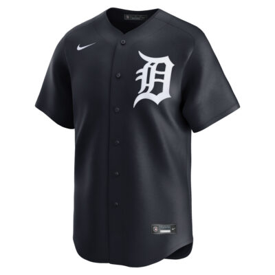 Alternative view of Riley Greene Detroit Tigers Navy Alternate Limited Jersey - All Stitched