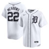 Parker Meadows Detroit Tigers White Home Limited Jersey - All Stitched
