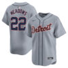 Parker Meadows Detroit Tigers Grey Road Limited Jersey - All Stitched