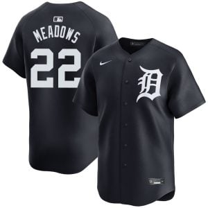 Parker Meadows Detroit Tigers Navy Alternate Limited Jersey - All Stitched