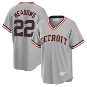 Parker Meadows Detroit Tigers White Cooperstown Collection Jersey - All Stitched
