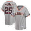 Gleyber Torres Detroit Tigers White Cooperstown Collection Jersey - All Stitched